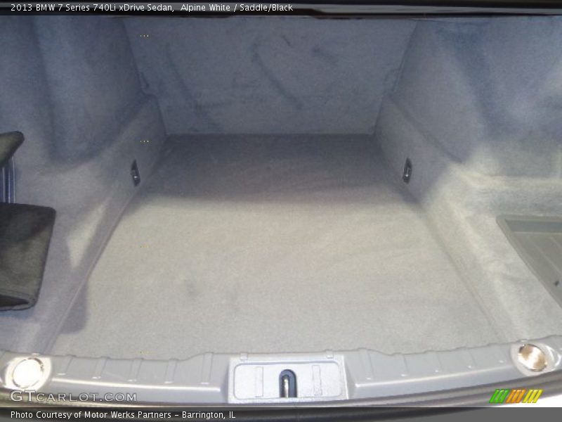 Alpine White / Saddle/Black 2013 BMW 7 Series 740Li xDrive Sedan