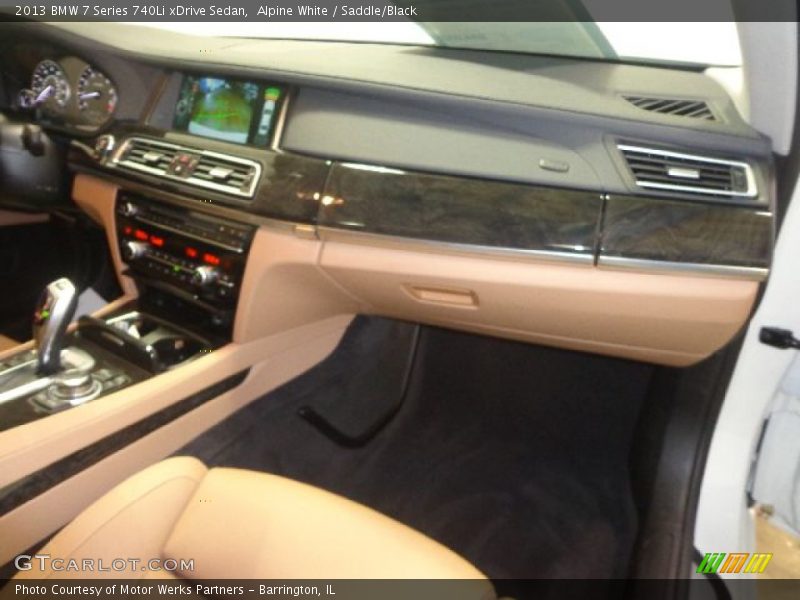 Alpine White / Saddle/Black 2013 BMW 7 Series 740Li xDrive Sedan