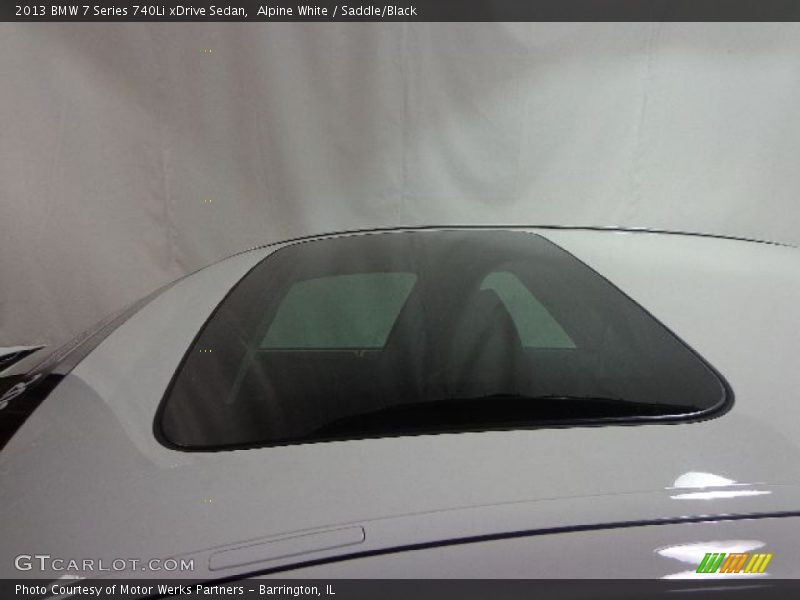 Alpine White / Saddle/Black 2013 BMW 7 Series 740Li xDrive Sedan