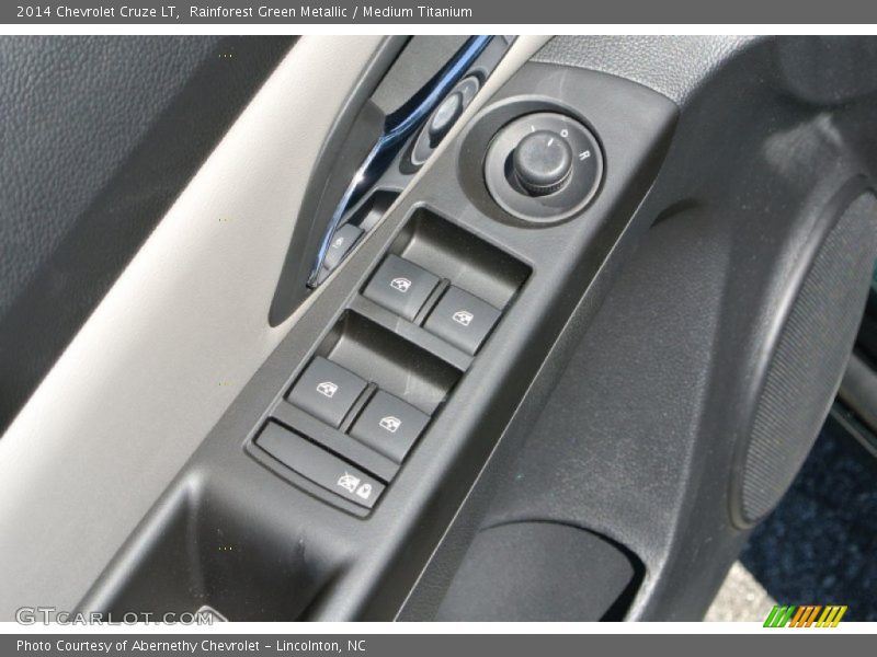 Rainforest Green Metallic / Medium Titanium 2014 Chevrolet Cruze LT