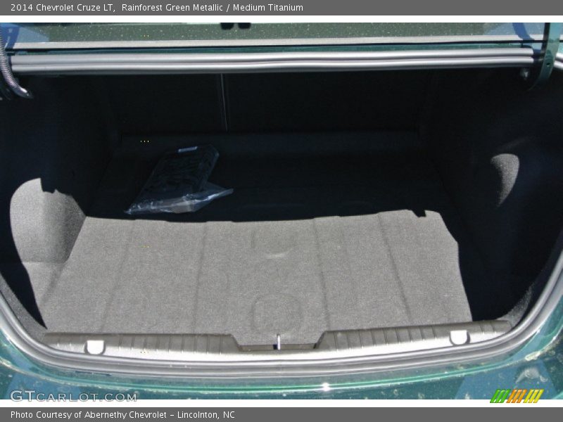 Rainforest Green Metallic / Medium Titanium 2014 Chevrolet Cruze LT