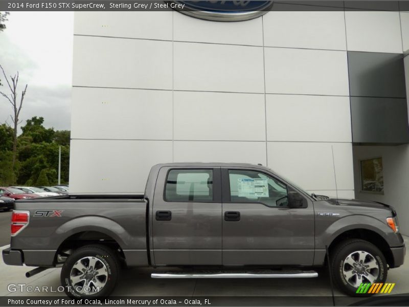 Sterling Grey / Steel Grey 2014 Ford F150 STX SuperCrew