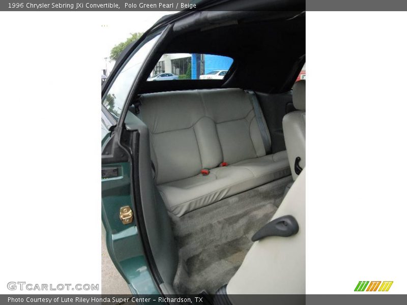 Polo Green Pearl / Beige 1996 Chrysler Sebring JXi Convertible