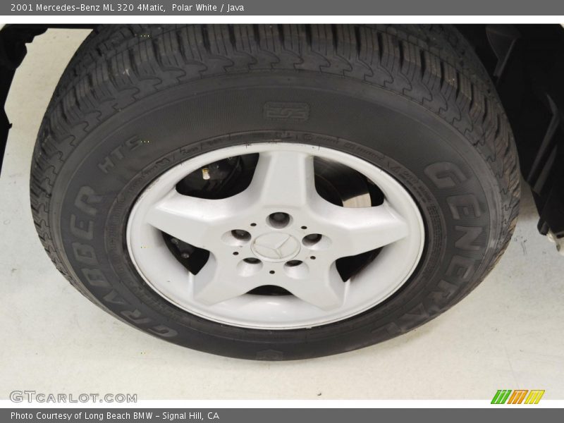Polar White / Java 2001 Mercedes-Benz ML 320 4Matic