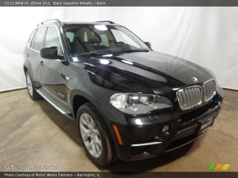 Black Sapphire Metallic / Black 2013 BMW X5 xDrive 35d