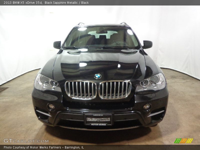 Black Sapphire Metallic / Black 2013 BMW X5 xDrive 35d