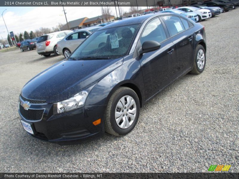 Blue Ray Metallic / Jet Black/Medium Titanium 2014 Chevrolet Cruze LS