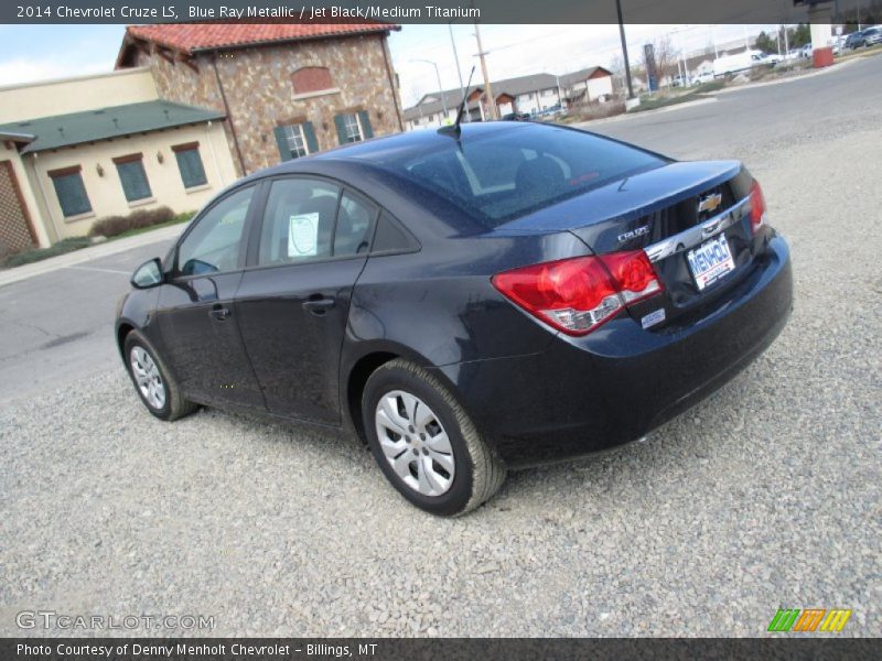 Blue Ray Metallic / Jet Black/Medium Titanium 2014 Chevrolet Cruze LS