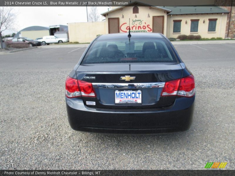 Blue Ray Metallic / Jet Black/Medium Titanium 2014 Chevrolet Cruze LS