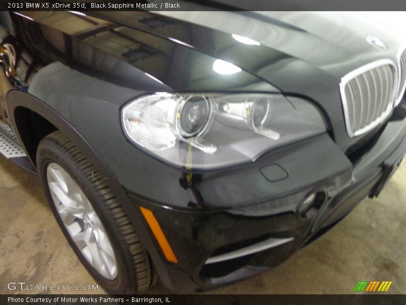 Black Sapphire Metallic / Black 2013 BMW X5 xDrive 35d