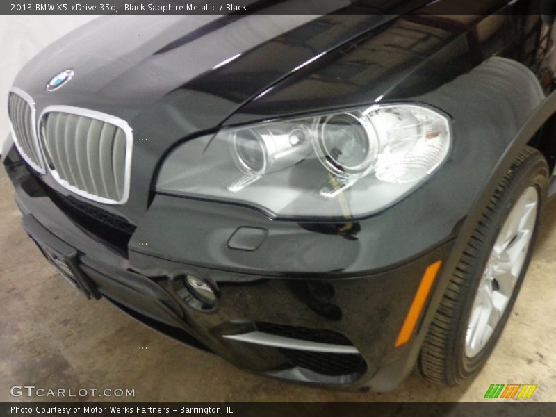 Black Sapphire Metallic / Black 2013 BMW X5 xDrive 35d