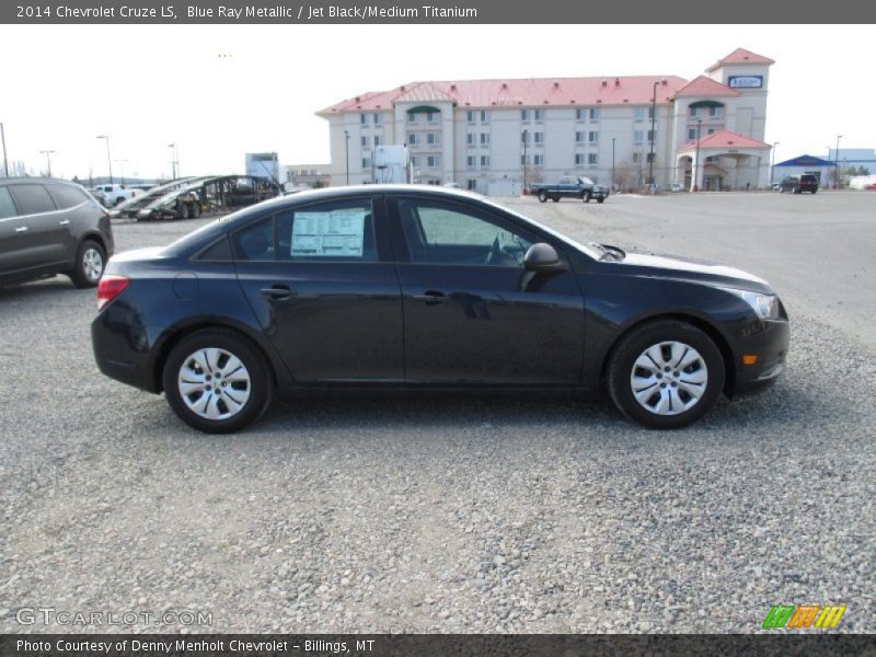 Blue Ray Metallic / Jet Black/Medium Titanium 2014 Chevrolet Cruze LS