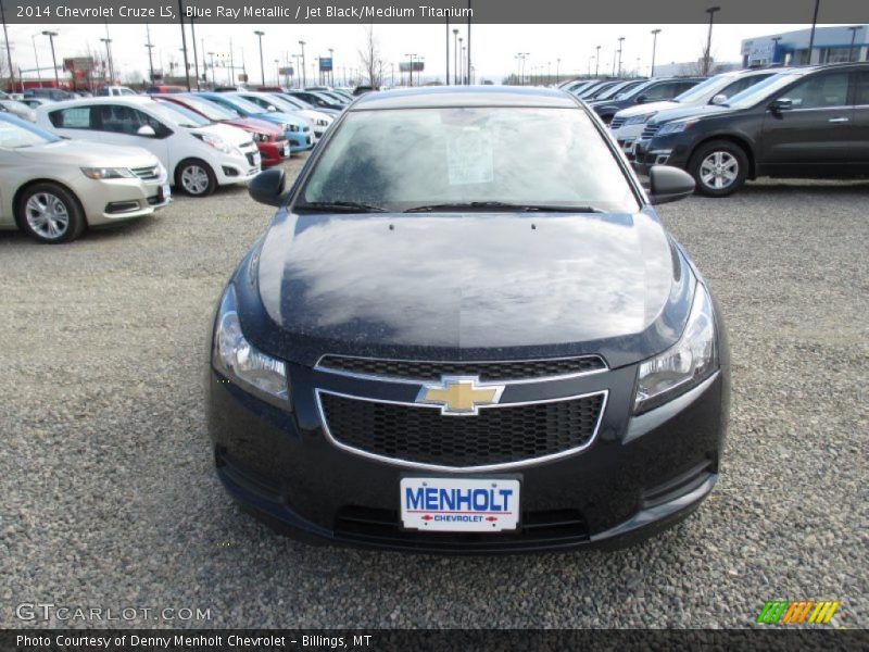 Blue Ray Metallic / Jet Black/Medium Titanium 2014 Chevrolet Cruze LS
