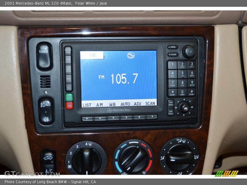 Polar White / Java 2001 Mercedes-Benz ML 320 4Matic