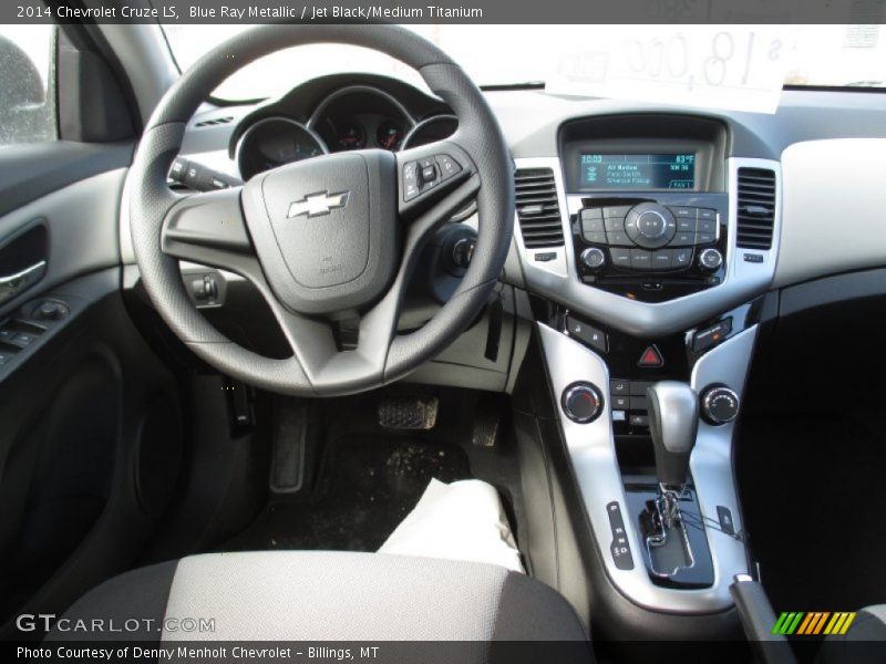 Blue Ray Metallic / Jet Black/Medium Titanium 2014 Chevrolet Cruze LS