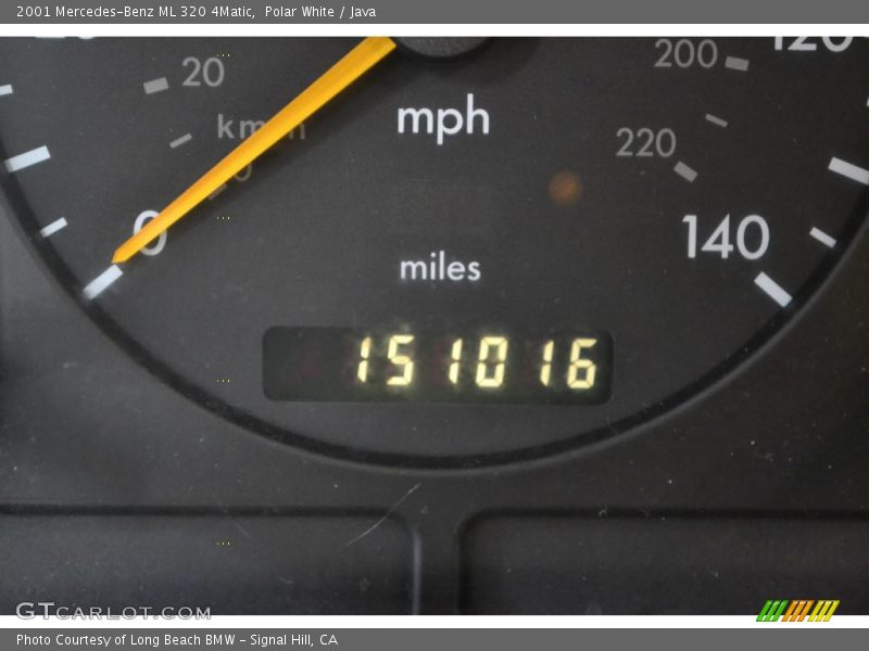 Polar White / Java 2001 Mercedes-Benz ML 320 4Matic