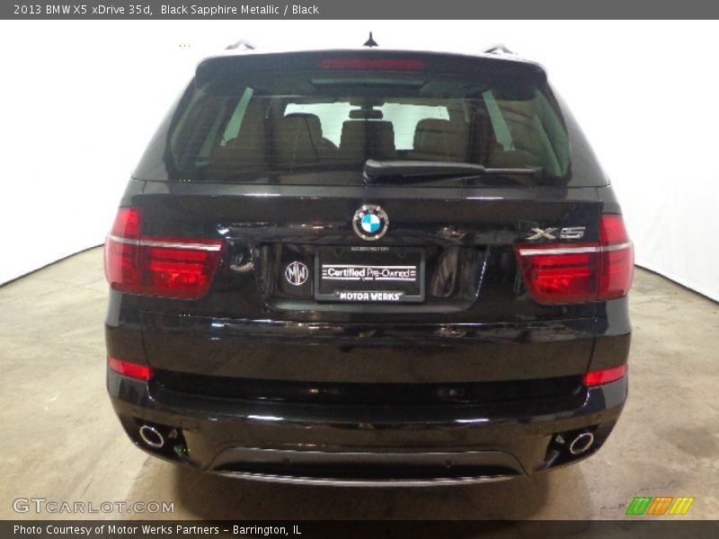 Black Sapphire Metallic / Black 2013 BMW X5 xDrive 35d