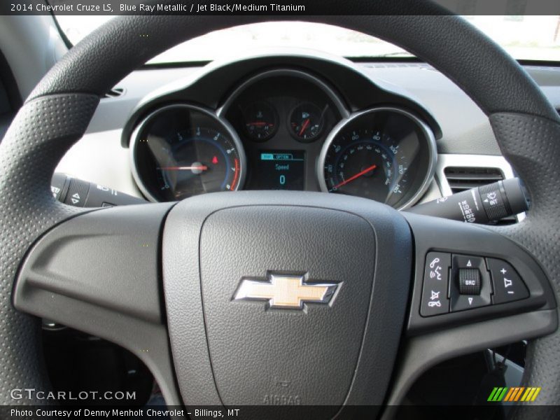 Blue Ray Metallic / Jet Black/Medium Titanium 2014 Chevrolet Cruze LS