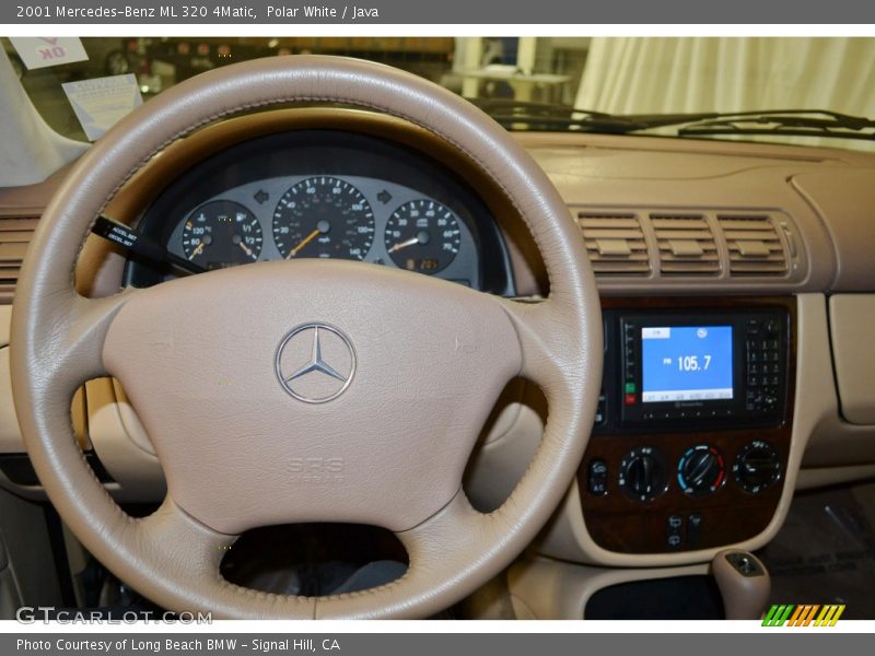 Polar White / Java 2001 Mercedes-Benz ML 320 4Matic