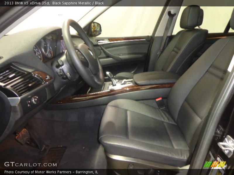 Black Sapphire Metallic / Black 2013 BMW X5 xDrive 35d