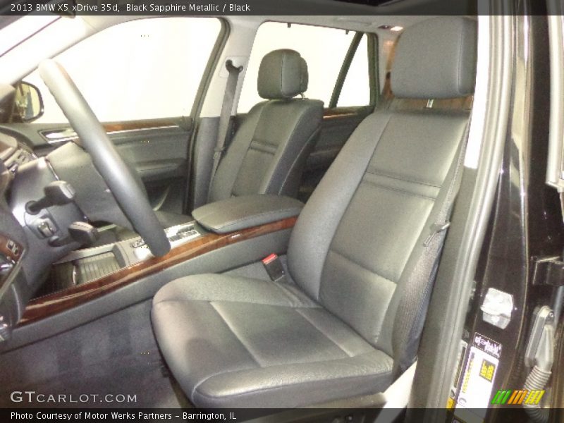 Black Sapphire Metallic / Black 2013 BMW X5 xDrive 35d