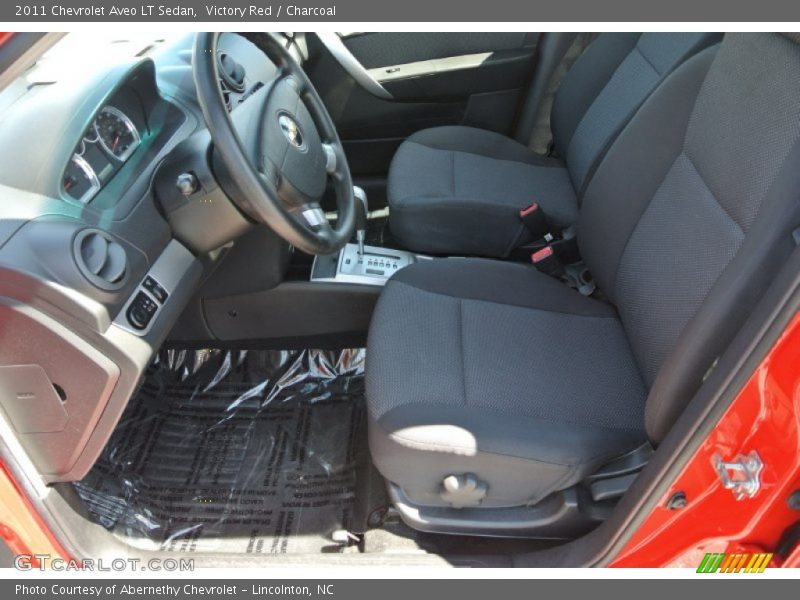 Victory Red / Charcoal 2011 Chevrolet Aveo LT Sedan