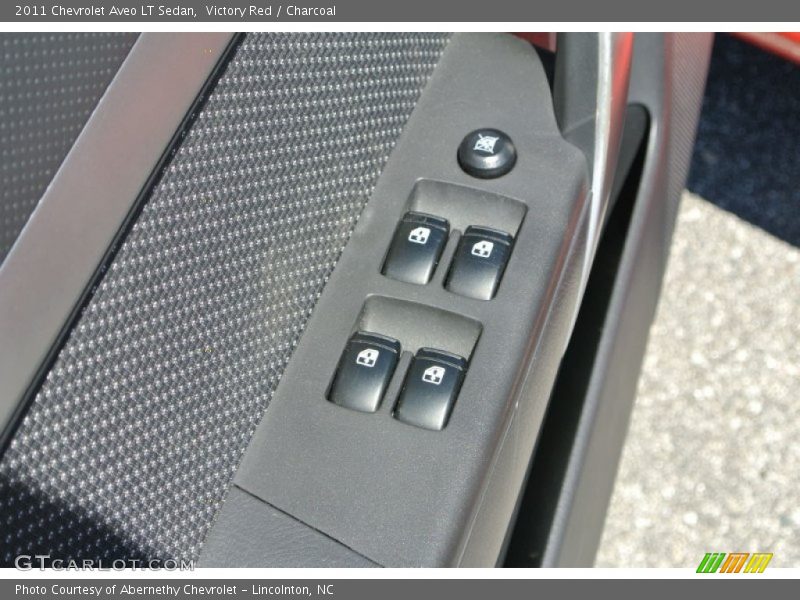 Victory Red / Charcoal 2011 Chevrolet Aveo LT Sedan