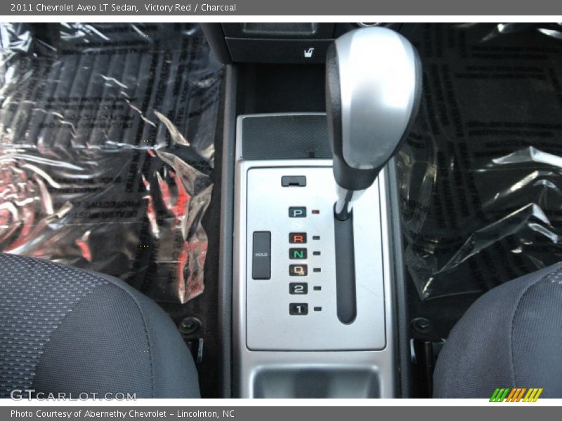 Victory Red / Charcoal 2011 Chevrolet Aveo LT Sedan
