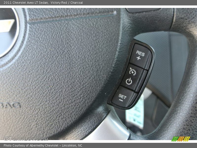 Victory Red / Charcoal 2011 Chevrolet Aveo LT Sedan