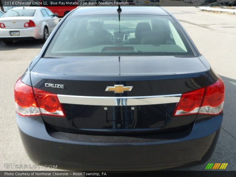 Blue Ray Metallic / Jet Black/Medium Titanium 2014 Chevrolet Cruze LS