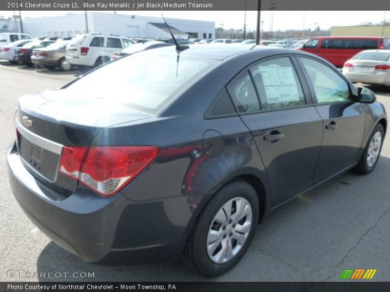Blue Ray Metallic / Jet Black/Medium Titanium 2014 Chevrolet Cruze LS