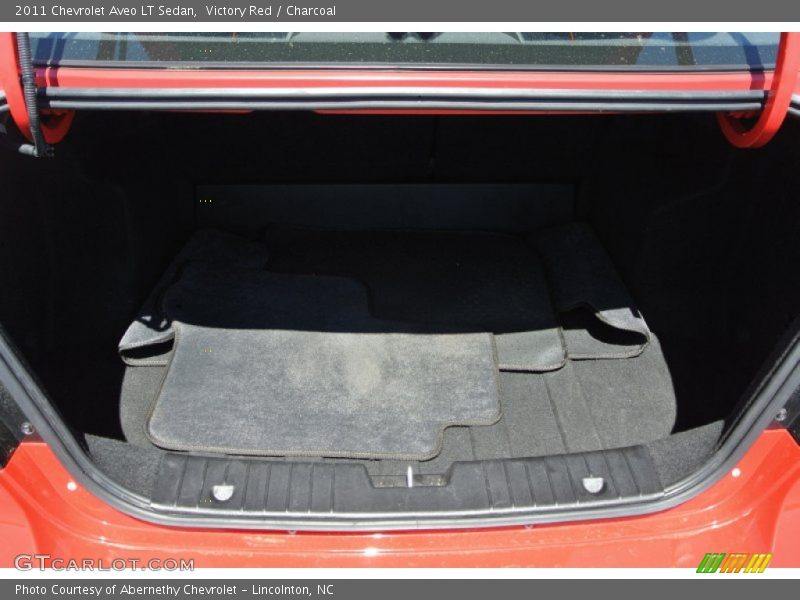 Victory Red / Charcoal 2011 Chevrolet Aveo LT Sedan