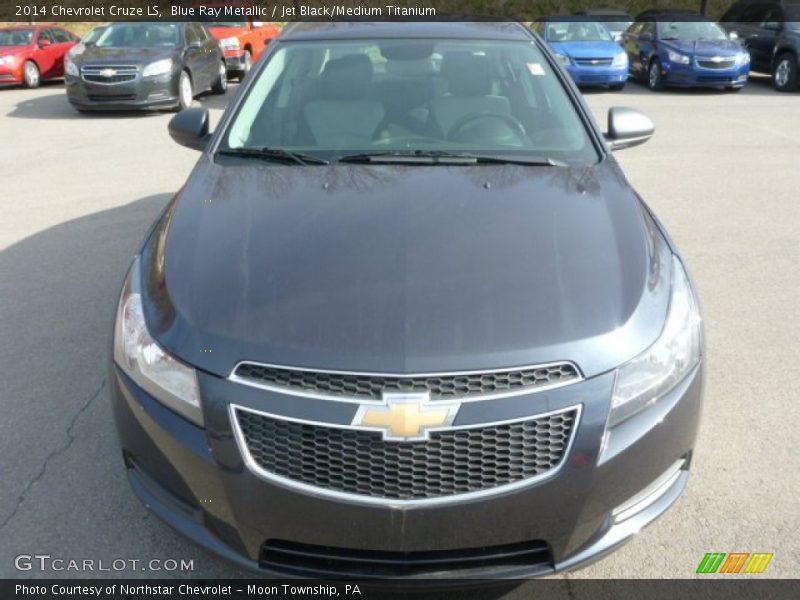 Blue Ray Metallic / Jet Black/Medium Titanium 2014 Chevrolet Cruze LS