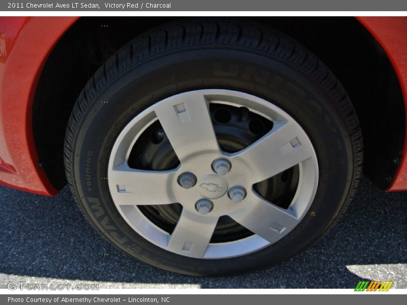 Victory Red / Charcoal 2011 Chevrolet Aveo LT Sedan