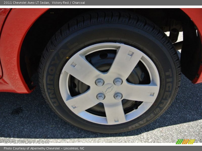 Victory Red / Charcoal 2011 Chevrolet Aveo LT Sedan