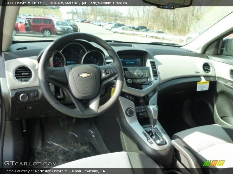Blue Ray Metallic / Jet Black/Medium Titanium 2014 Chevrolet Cruze LS