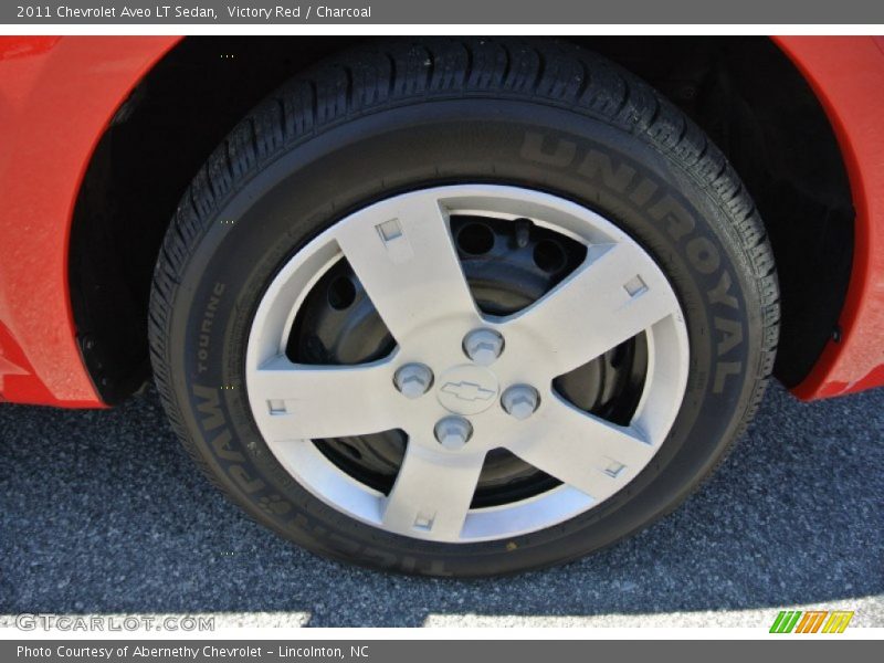 Victory Red / Charcoal 2011 Chevrolet Aveo LT Sedan