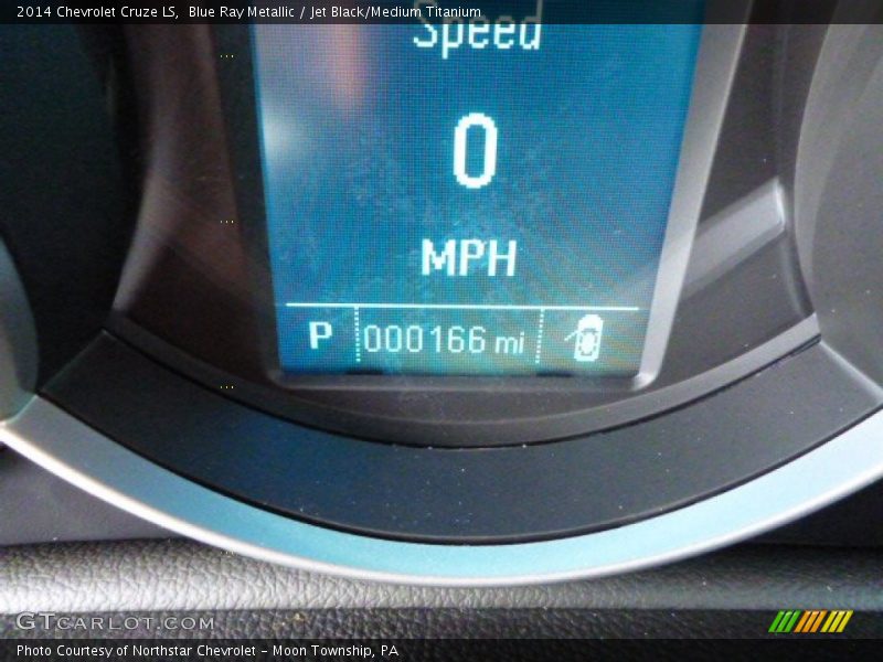 Blue Ray Metallic / Jet Black/Medium Titanium 2014 Chevrolet Cruze LS