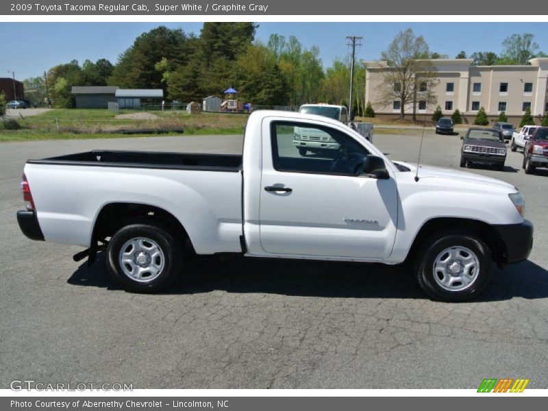 Super White / Graphite Gray 2009 Toyota Tacoma Regular Cab