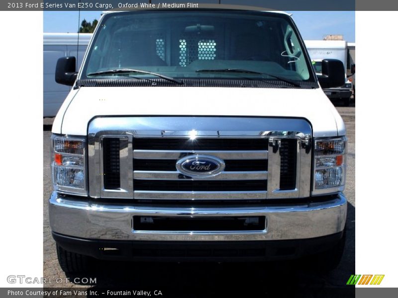 Oxford White / Medium Flint 2013 Ford E Series Van E250 Cargo