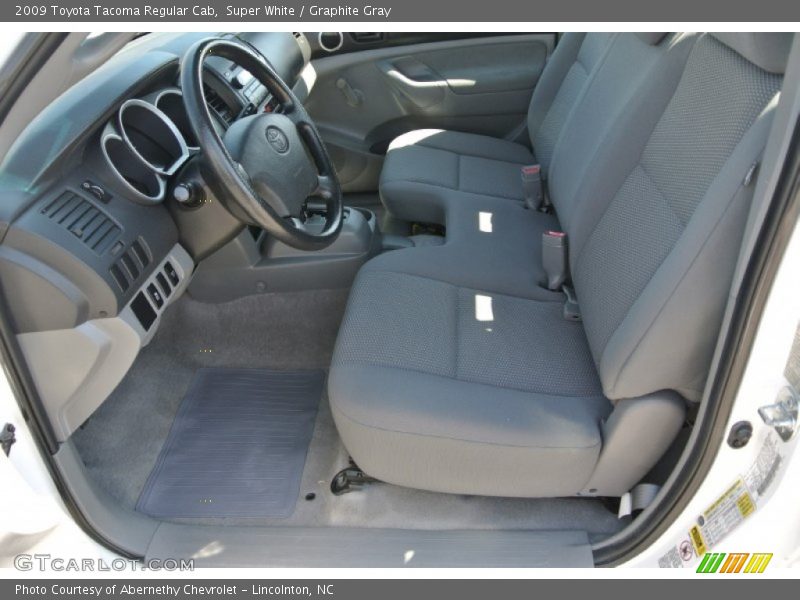 Super White / Graphite Gray 2009 Toyota Tacoma Regular Cab
