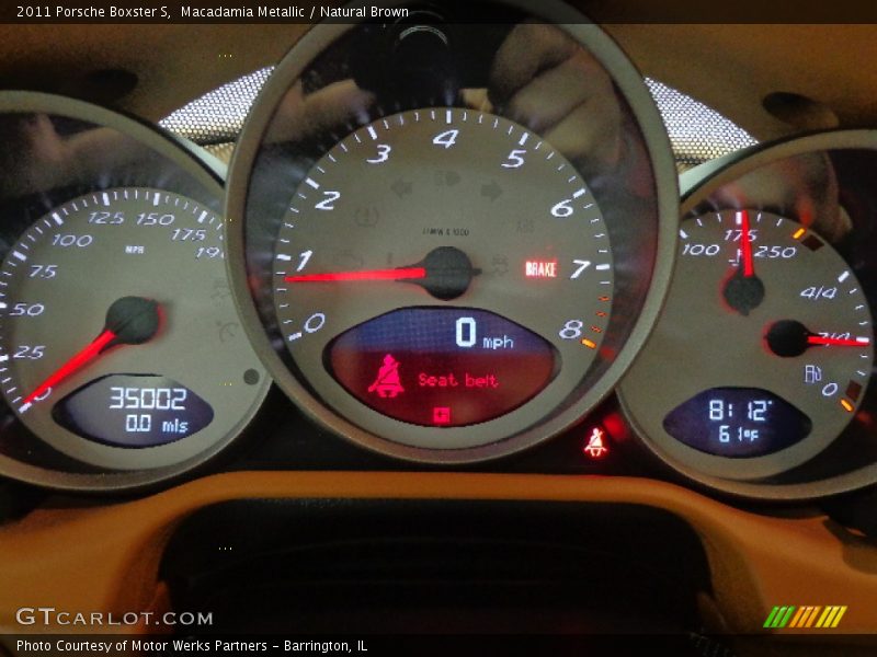 Macadamia Metallic / Natural Brown 2011 Porsche Boxster S
