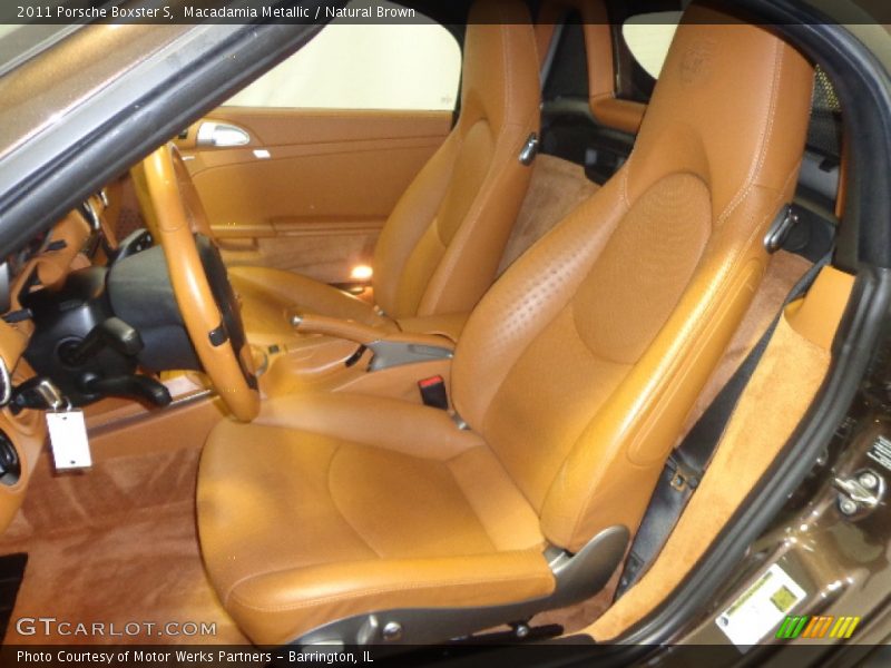 Macadamia Metallic / Natural Brown 2011 Porsche Boxster S