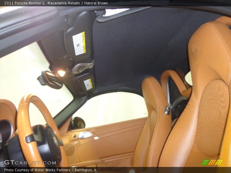 Macadamia Metallic / Natural Brown 2011 Porsche Boxster S