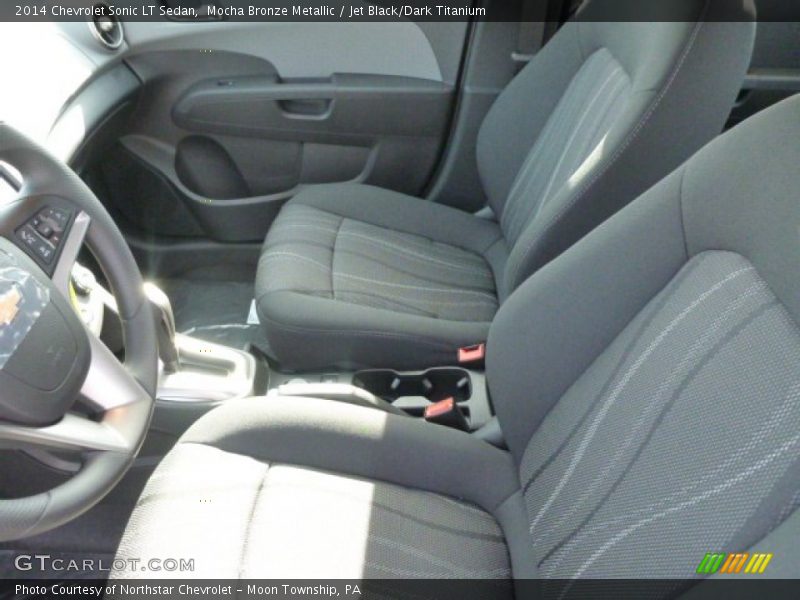 Mocha Bronze Metallic / Jet Black/Dark Titanium 2014 Chevrolet Sonic LT Sedan