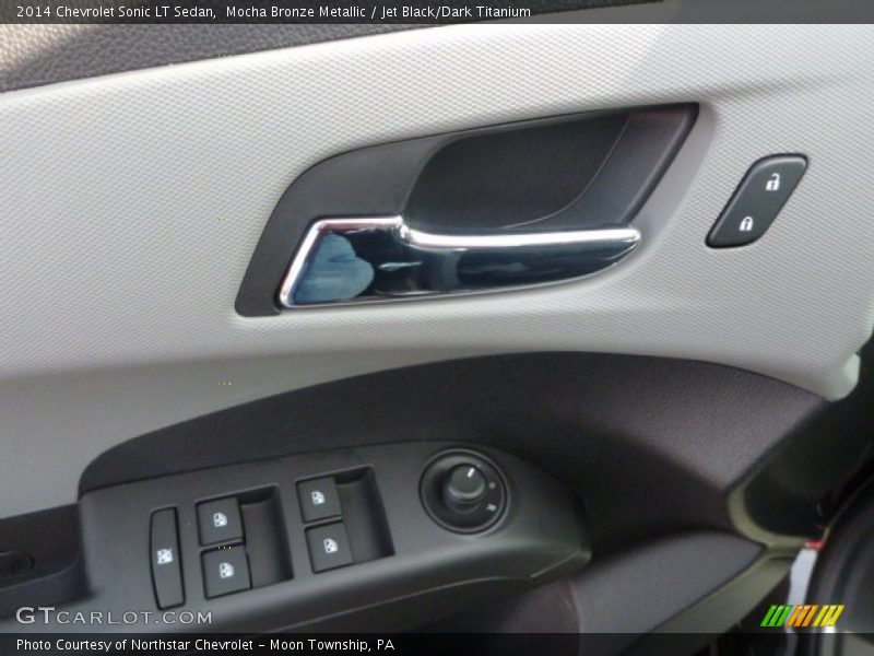Mocha Bronze Metallic / Jet Black/Dark Titanium 2014 Chevrolet Sonic LT Sedan