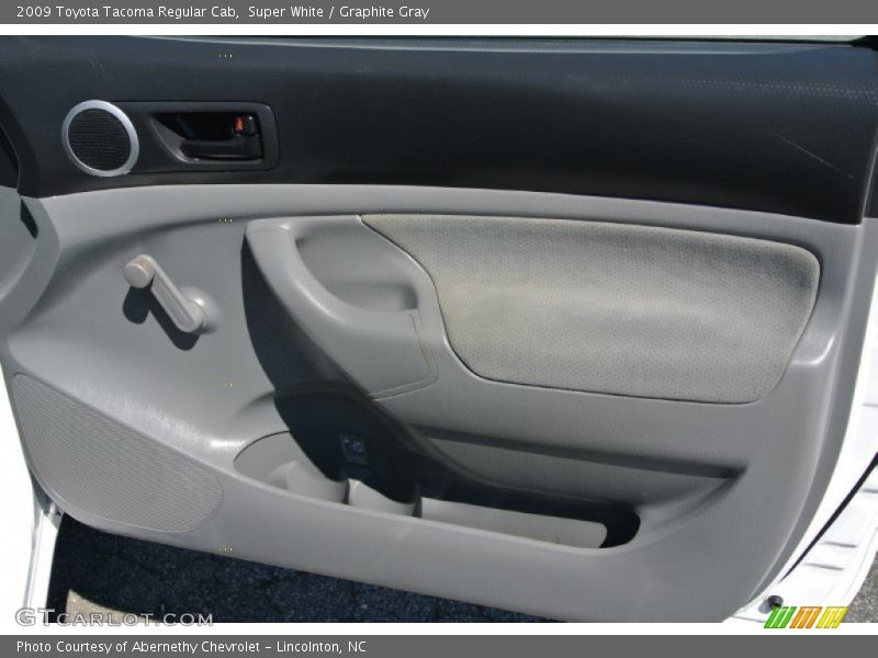 Super White / Graphite Gray 2009 Toyota Tacoma Regular Cab