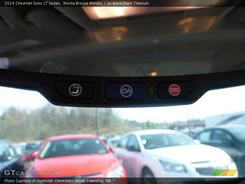 Mocha Bronze Metallic / Jet Black/Dark Titanium 2014 Chevrolet Sonic LT Sedan