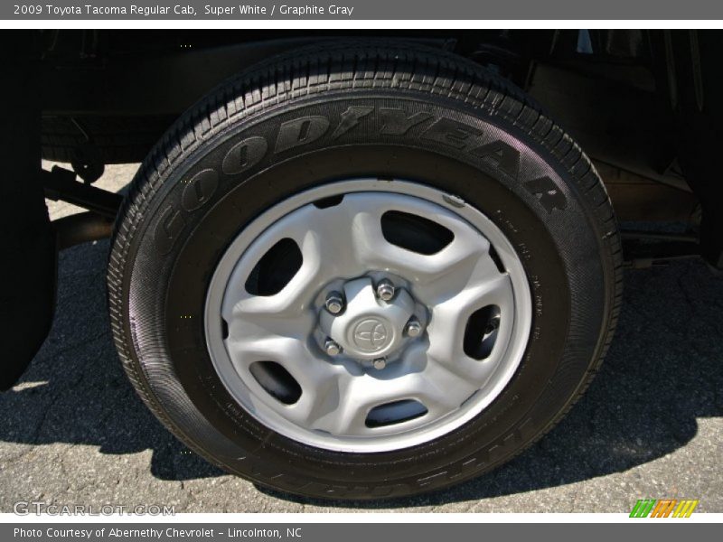Super White / Graphite Gray 2009 Toyota Tacoma Regular Cab