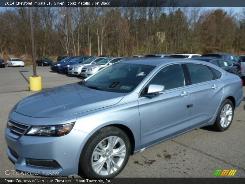Silver Topaz Metallic / Jet Black 2014 Chevrolet Impala LT